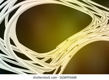 Dark Green, Yellow vector modern elegant layout. Modern abstract illustration with gradient. New style for your business design.