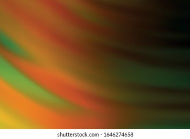 Dark Green, Yellow vector modern elegant backdrop. Colorful abstract illustration with gradient. Background for designs.