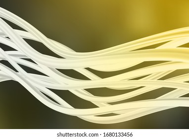Verde oscuro, el amarillo vectorial moderno y elegante fondo. Nueva ilustración de color en estilo borroso con degradado. Diseño borroso para su sitio web.