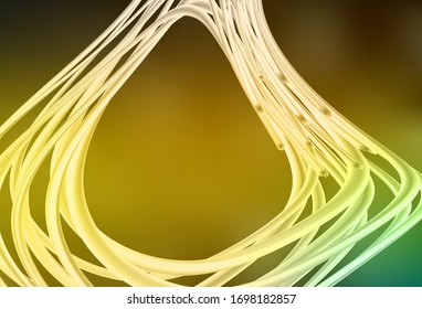 Dark Green, Yellow vector modern elegant layout. Abstract colorful illustration with gradient. Background for a cell phone.