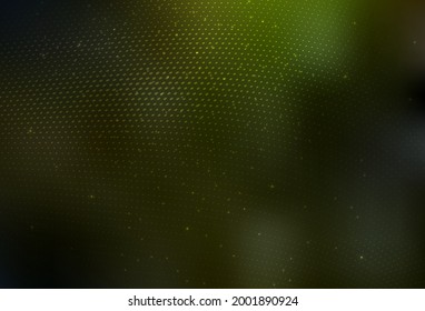 Dark Green, Yellow vector Modern abstract illustration with colorful water drops. Glitter abstract illustration with blurred drops of rain. Modern template for landing page.