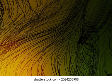 Dark Green, Yellow vector modern elegant background. Colorful illustration in abstract style with gradient. Elegant background for a brand book.