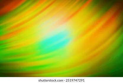 Verde oscuro, fondo elegante moderno de Vector amarillo. Ilustración abstracta de brillo con diseño de gradiente. Nueva forma de su diseño.