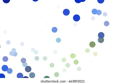 Dark Green, Yellow vector modern geometrical circle abstract background. Dotted texture template. Geometric pattern in halftone style with gradient. 