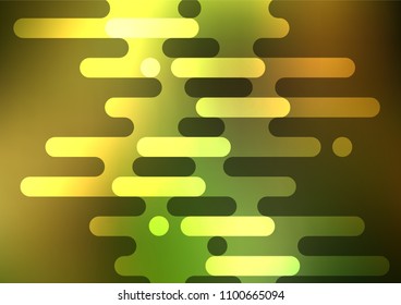 Dark Green, Yellow vector natural elegant background. A completely new color illustration in doodle style. The doodle design can be used for your web site.