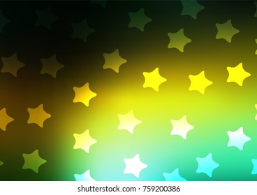 Dark Green, Yellow vector natural elegant template. Ethnic elegant natural pattern with gradient. The completely new template can be used for your brand book.