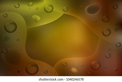Dark Green, Yellow vector pattern with bent ribbons. A vague circumflex abstract illustration with gradient. New composition for your brand book.