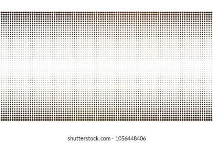 Dark Green, Yellow vector pattern of geometric circle shapes. Colorful mosaic banner. Geometric background with colored disks.