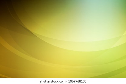 Dark Green, Yellow vector pattern with bubble shapes. A sample with blurred bubble shapes. New composition for your brand book.