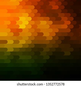 Dark Green, Yellow vector pattern with lines. Modern abstract illustration with colorful lines. Pattern for ads, commercials.