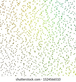 Dark Green, Yellow vector pattern with abstract stars. Decorative illustration with stars on abstract template. Pattern for wrapping gifts.