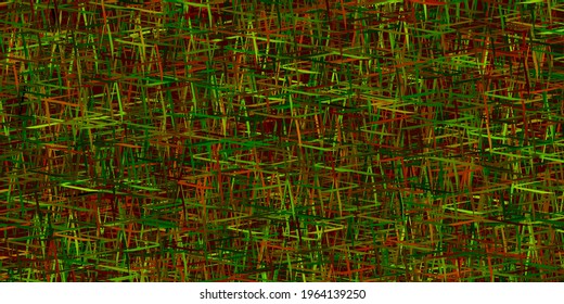 Dark Green, Yellow vector pattern with sharp lines. Colorful shining illustration with lines on abstract template. Pattern for your busines websites.