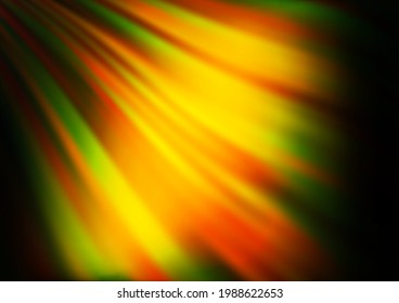 Dark Green, Yellow vector pattern with lamp shapes. Brand new colored illustration in marble style with gradient. Marble design for your web site.