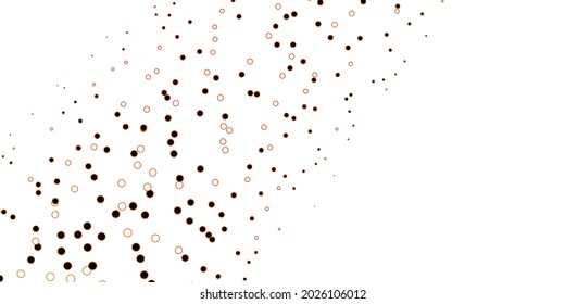 Verde oscuro, patrón vector amarillo con esferas. Ilustración con un conjunto de esferas abstractas coloridas y brillantes. Nueva plantilla para un libro de marcas.