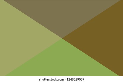 Dark Green, Yellow vector polygon abstract layout. Polygonal abstract illustration with gradient. Brand new design for your business.