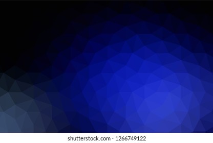 Dark Green, Yellow vector polygon abstract backdrop. Polygonal abstract illustration with gradient. Triangular pattern for your design.