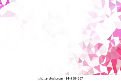 Dark Green, Yellow vector polygon abstract layout. Colorful abstract illustration with triangles. Triangular pattern for your design.