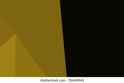 Dark Green, Yellow vector polygon abstract background. An elegant bright illustration with gradient. The polygonal design can be used for your web site.