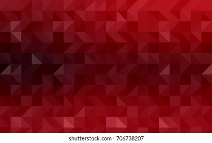 Dark Green, Yellow vector polygon abstract pattern. A sample with polygonal shapes. The best triangular design for your business.