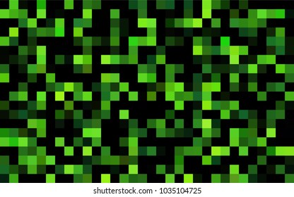Dark Green, Yellow vector polygonal illustration consisting of rectangles. Rectangular design for your business. Creative geometric background in origami style with gradient.