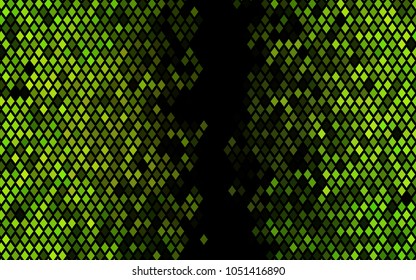 Dark Green, Yellow vector polygonal illustration, which consist of rectangles. Rectangular pattern for your business design. Geometric background in Origami style with gradient. 