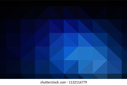 Dark Green, Yellow vector polygonal background. A sample with polygonal shapes. A completely new design for your leaflet.