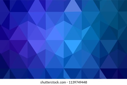 Dark Green, Yellow vector polygonal background. Triangular geometric sample with gradient.  A new texture for your web site.