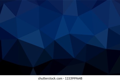 Dark Green, Yellow vector polygonal background. Modern abstract illustration with triangles. Template for cell phone's backgrounds.