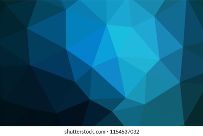 Dark Green, Yellow vector polygonal template. Colorful illustration in polygonal style with gradient. Pattern for a brand book's backdrop.