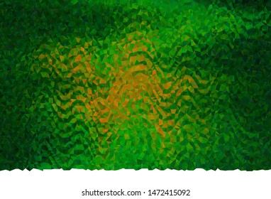 Dark Green, Yellow vector polygonal pattern. Colorful illustration in polygonal style with gradient. Brand new design for your business.