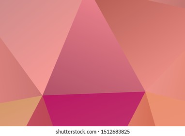 Dark Green, Yellow vector polygonal background. Creative illustration in halftone style with triangles. Best triangular design for your business.