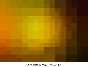 Dark Green, Yellow vector polygonal illustration, which consist of rectangles. Rectangular design for your business. Creative geometric background in Origami style with gradient