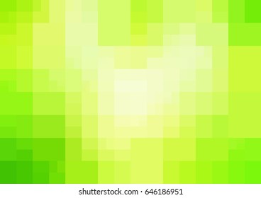 Dark green, yellow vector polygonal illustration, which consist of rectangles. Rectangular pattern for your business design. Geometric background in Origami style with gradient. 