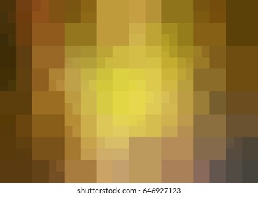 Dark Green, Yellow vector polygonal illustration, which consist of rectangles. Rectangular design for your business. Creative geometric background in Origami style with gradient