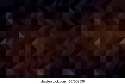 Dark Green, Yellow vector polygonal template. Glitter abstract illustration with an elegant design. The elegant pattern can be used as part of a brand book.