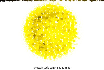 Dark Green, Yellow vector polygonal illustration consisting of rectangles. Rectangular design for your business. Creative geometric background in origami style with gradient.
