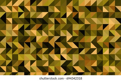 Dark Green, Yellow vector polygonal background. Brand-new colored illustration in blurry style with gradient. A completely new template for your business design.