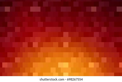 Dark Green, Yellow vector polygonal illustration consisting of rectangles. Rectangular design for your business. Creative geometric background in origami style with gradient.