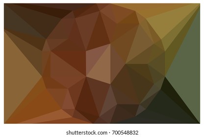 Dark Green, Yellow vector polygonal illustration, which consist of triangles with a gemstone in center. Triangular design of a huge diamond for your business. Creative geometric background of gems.