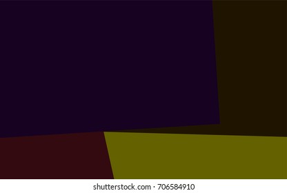 Dark Green, Yellow vector polygonal illustration, which consist of rectangles. Rectangular pattern for your business design. Geometric background in Origami style with gradient. 