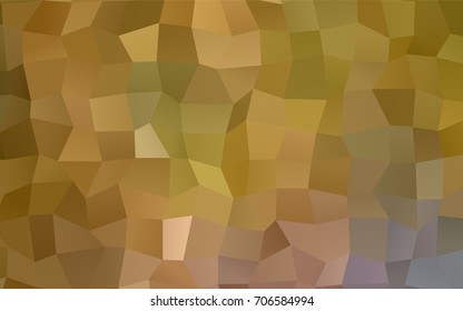 Dark Green, Yellow vector polygonal illustration, which consist of rectangles. Rectangular pattern for your business design. Geometric background in Origami style with gradient. 