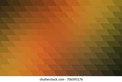 Dark Green, Yellow vector polygonal illustration, which consist of rectangles. Rectangular pattern for your business design. Geometric background in Origami style with gradient. 