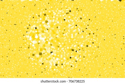 Dark Green, Yellow vector polygonal illustration, which consist of rectangles. Rectangular pattern for your business design. Geometric background in Origami style with gradient. 