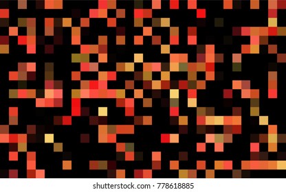 Dark Green, Yellow vector polygonal illustration, which consist of rectangles. Rectangular pattern for your business design. Geometric background in Origami style with gradient. 