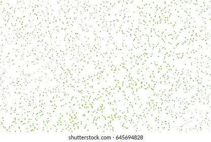 Dark Green, Yellow vector red pattern of geometric circles, shapes. Colorful mosaic banner. Geometric background with colored disks.