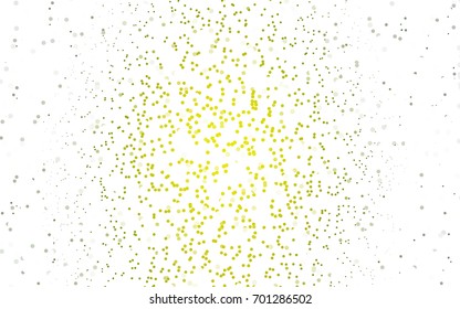 Dark Green, Yellow vector red pattern of geometric circles, shapes. Colorful mosaic banner. Geometric background with colored disks.