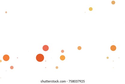 Dark Green, Yellow vector red pattern of geometric circles, shapes. Colorful mosaic banner. Geometric background with colored disks.