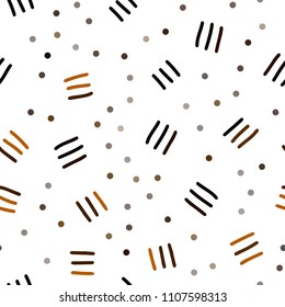 Dark Green, Yellow vector seamless pattern with abstract lines. Seamless gradient abstract lines on white background. Template for business cards, websites.