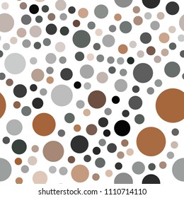 Dark Green, Yellow vector seamless template with circles. Beautiful colored illustration with blurred circles in nature style. Pattern can be used for beautiful websites.