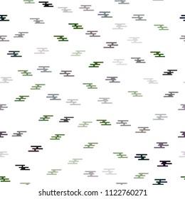 Dark Green, Yellow vector seamless cover with long lines. Decorative shining illustration with lines on abstract template. The pattern can be used for busines ad, booklets, leaflets